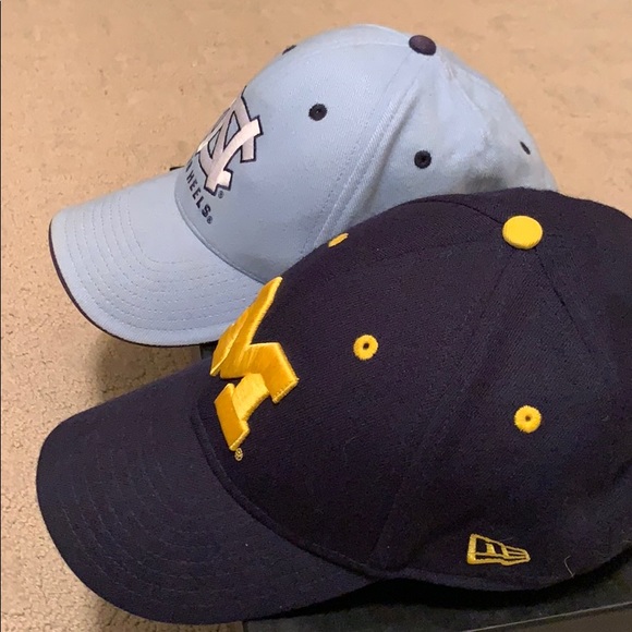 Two College Baseball Caps, Michigan & UNC, used GC - Picture 2 of 6